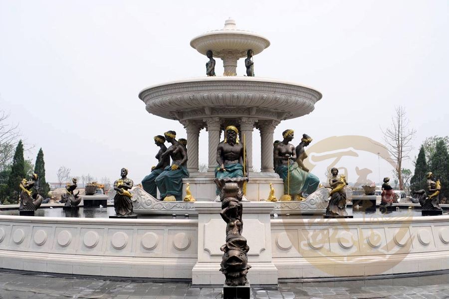 碧桂园欧洲城大型喷泉